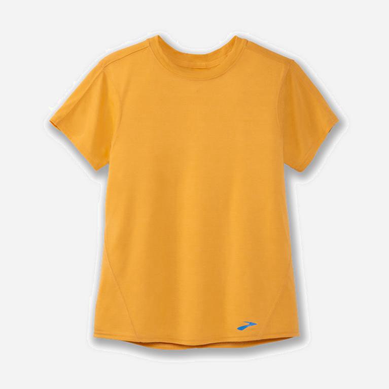 Brooks Distance Hardloopshirt voor Dames Oranje (PKJDV-2064)